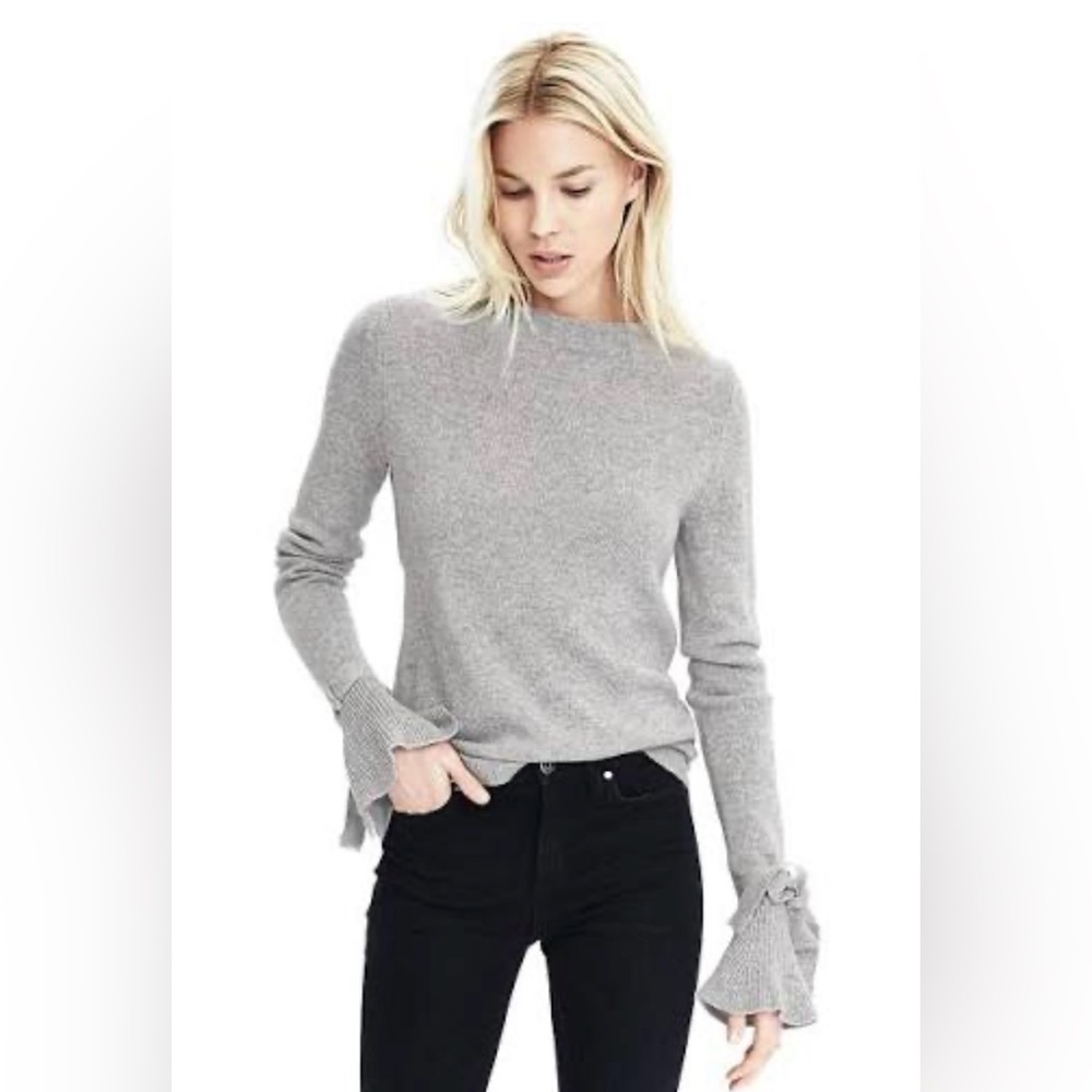 Banana Republic Wrist-Tie Marino Sweater, XS